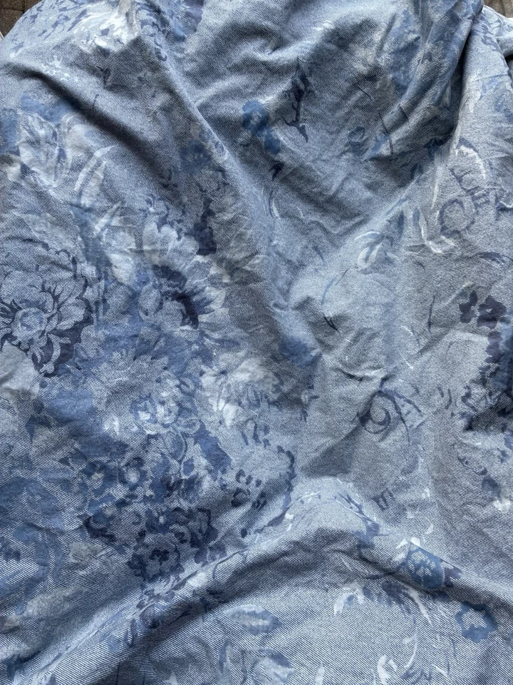 Ralph Lauren Duvet Cover Queen Blue Floral - Image 1 of 4