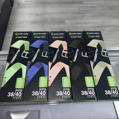 Pulseira de relógio Aconic para Apple Watch Series 1,2,3,4,5 e6 42/44 mm cinza - Imagem 1 de 4