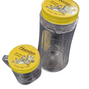 Vintage Osterizer blend & store bottles Large & Small - Picture 1 of 7