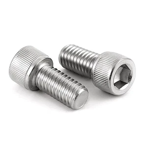 Tornillos de cabeza de zócalo métricos M6-1,0 x 16 mm, accionamiento de zócalo Allen, acero inoxidable St... - Imagen 1 de 2