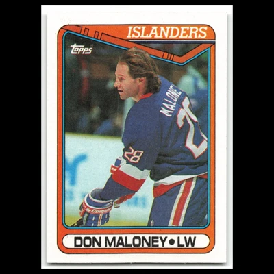 Don Maloney #31 1990 Topps New York Islanders Hockey Card NHL NM - Image 1 of 3