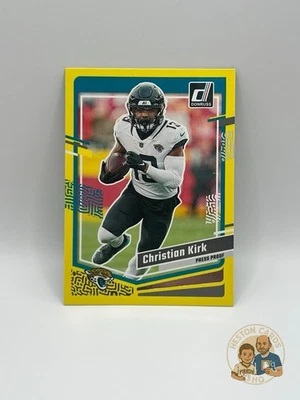 2023 Panini Donruss - Christian Kirk #134 Press Proof Yellow - Image 1 of 2