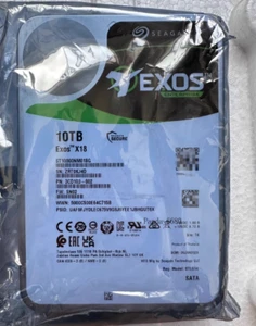 Seagate Exos X18 10TB 3.5 Inch SATA 6GB/s 7200RPM 256MB ST10000NM018G HDD - Picture 1 of 1