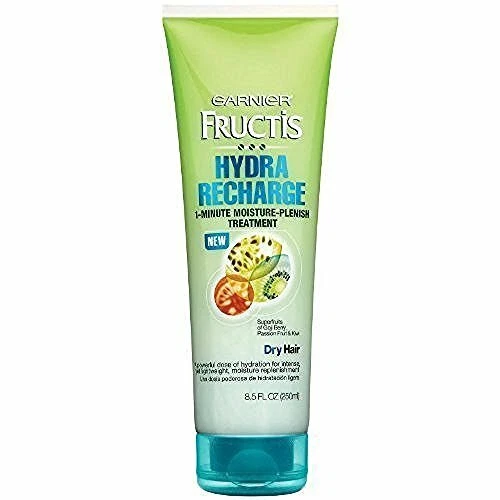 3 x Garnier Fructis Hydra Recharge 1 Minute Moisture Plenish Treatment, Dry Hair - Image 1 of 1