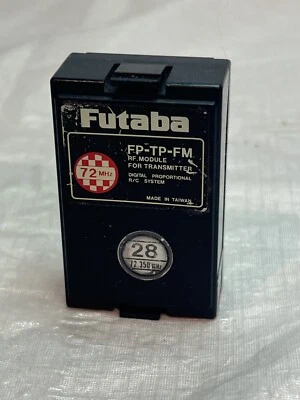 FUTABA 1991 NARROW BAND STANDARD TRANSMITTER MODULE FP-TP-FM CH28 ON 72.350 MHZ - Image 1 of 2
