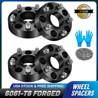 (4) Espaciadores de rueda centrados en el cubo de 1,5 pulgadas 5x5 para Jeep Wrangler Grand Cherokee Foto 1 de 4