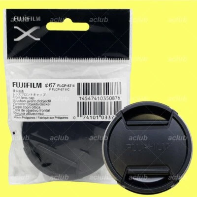 Fujifilm FLCP-67 II Front Lens Cap 67mm Lens Dust Cover Protector - Image 1 of 2
