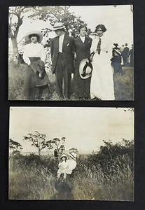 VICTORIA BEACON HILL/UPLANDS ORIGINAL X2 PHOTOS 1915 3X4" (B) CAN.SHIP $1.99 - Picture 1 of 2