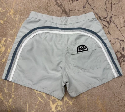 Rainbow Sundek 30 Gray Beach Board Shorts Surf Swim Trunks BathSuit Size 30 S - Image 1 of 4