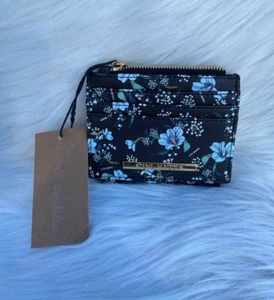 Steve Madden Hayden Card Case Small Wallet Black Floral MS116325 - Bild 1 von 6