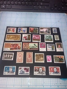 25 Vintage USSR WWII Stamps 1963-1974. Cancelled/MNH/HR. $1 Ships. A DEAL- LOOK. - Picture 1 of 21