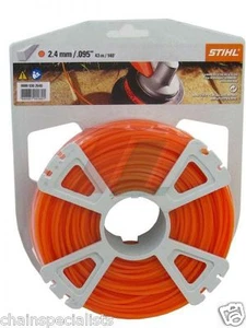 Alambre Stihl genuino 2,4 mm x 41 m cuadrada línea naranja - Imagen 1 de 2