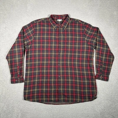 Camisa Carbon2Cobalto Para Hombres XXLT 2XLT Alta Ligera Franela Bolsillo Informal Preppy Foto 1 de 4