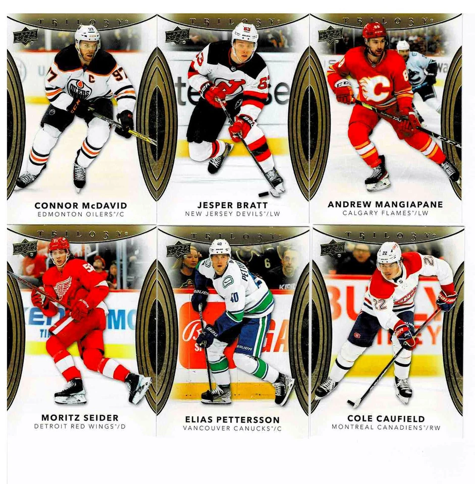 Single Card - 2022-23 UD Trilogy Hockey Base Card C/UC/RARE - You Pick! $1 Ship - Image 1 of 1