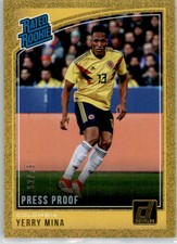 2018-19 Panini Donruss GOLD Press Proof Parallel Soccer Cards Pick From List