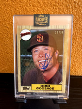 2022 Topps Archives Signature Series Retired Edition Rich Gossage Auto /27 HOF