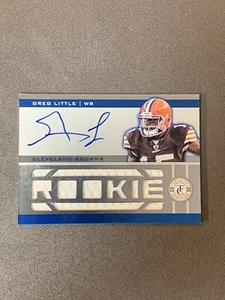2012 Greg Little Totally Certified Rookie Patch Auto /499 - Picture 1 of 2