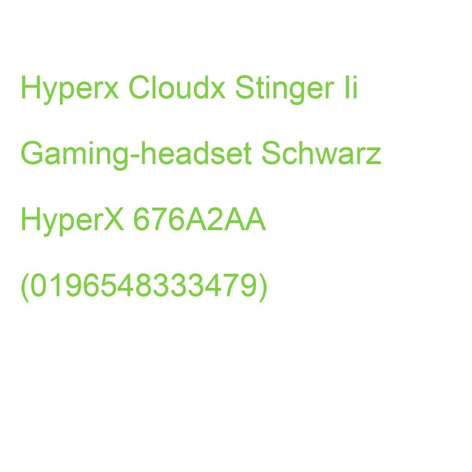 Kopfhörer mit Mikrofon HyperX 676A2AA