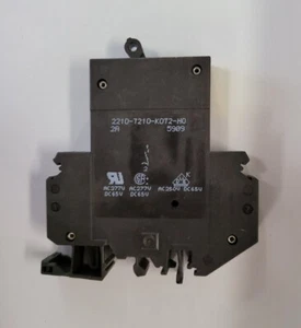 Interruptor de protección eléctrica ETA 2210-T210-K0T2-H0 2A 5909 - NUEVO - en todo el mundo, IVA - Imagen 1 de 2
