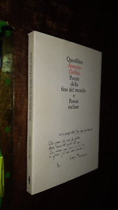 LIBRO:Antonio Delfini Poesie della fine del mondo e poesie escluse 1995