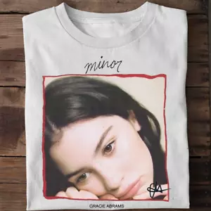 Gracie Abrams White T-Shirt Cotton Full Size Unisex S-5XL - Picture 1 of 3