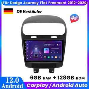 6+128G Für Dodge Journey Fiat Freemont 2012-2020 Carplay Autoradio GPS NAVI DAB+ - Bild 1 von 12
