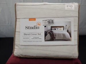 Studio 3B FULL/QUEEN Duvet Cover & 2 Shams SET in MUSHROOM - Picture 1 of 4