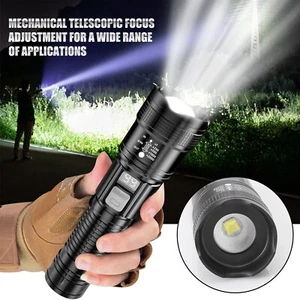 Multifunktionale superhelle LED taktische Taschenlampe wiederaufladbare LED Arbeitsleuchte - Bild 1 von 12