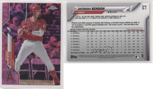 2020 Topps Chrome Update Target Pink Wave Refractor Anthony Rendon #U-1
