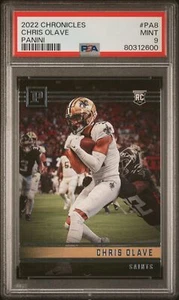 2022 Panini Chronicles Panini Chris Olave #PA8 PSA 9 - Picture 1 of 2