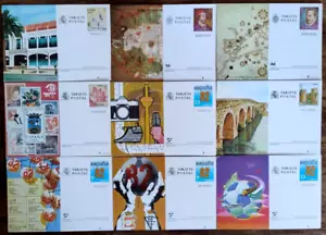 Spain cover 1980 1982 Postal card 9 piece lot unused as seen combine shiping - Picture 1 of 2