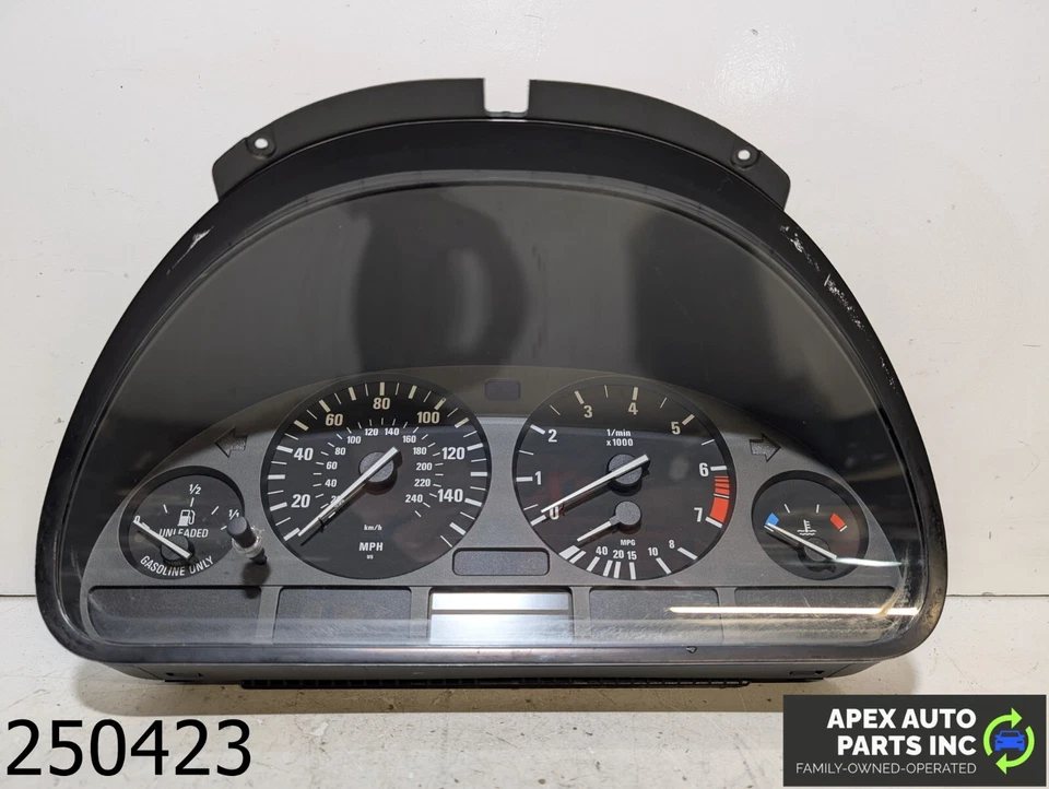 Оригинальный приборный спидометр указатель дисплей приборной панели BMW 528i 2,8 л 1997-2001 годов выпуска - Изображение 1 из 4