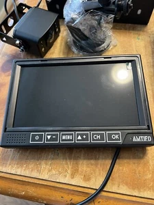 AMTIFO A7 HD 1080P Digital Wired Backup Camera with 7 Inch DVR Monitor New - Picture 1 of 10