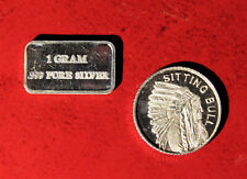 2 x 1 gram collector silver bars