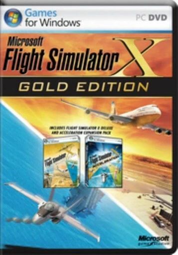 Microsoft FLIGHT SIMULATOR X GOLD EDITION Top Zustand - Bild 1 von 1