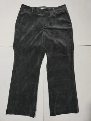 Pantalones de pana acampanados Coldwater Creek talla P14 gris carbón Pinwale para mujer Foto 1 de 4