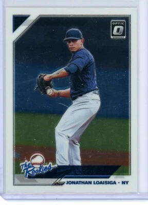 2019 Donruss Optic The Rookies Jonathan Loaisiga RC TR-7 - New York Yankees MINT - Image 1 of 2