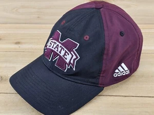 Mississippi State Hat Cap Flexfit M L Adidas Adult College Football NCAA Crimson - Picture 1 of 5