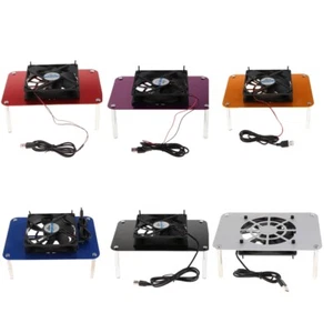 Desk USB Router Cooling Fan Ventilation Compatible for Laptop DVR Computer - Photo 1/4