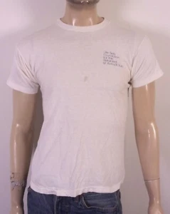 vintage 70s Champion Blue Bar T-Shirt Life Skills Foundation for the... M - Picture 1 of 6