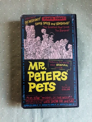 Mr. Peters' Pets VHS Something Weird Video vintage Nudie Cutie - Image 1 of 4