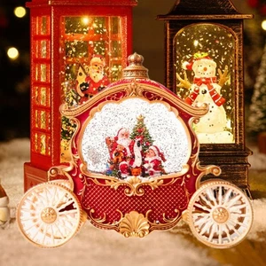 Christmas Snow Globe ,Party Favors, Decoration ,Christmas Carriage Snow Globe - Picture 1 of 7
