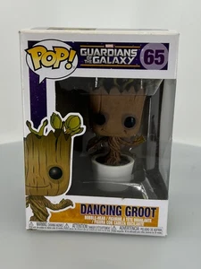Funko POP! Figura Vinilo Marvel Guardianes de la Galaxia Dancing Groot #65 DAÑADA - Imagen 1 de 14