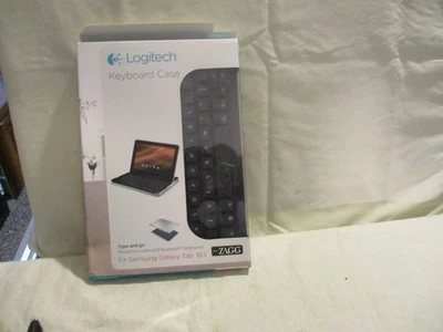 New! Logitech Bluetooth Keyboard Case for Samsung Galaxy Tab 10.1 by Zagg - Image 1 of 4