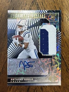Anthony Gould 2024 Panini Illusions SSP Rookie Auto Jersey Patch 01/10 Colts - Picture 1 of 1