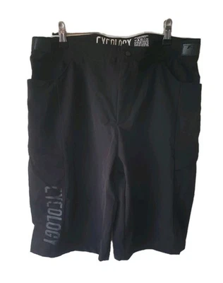Cycology MTB Mens Shorts NEW Black 44cm Waist - image 1 of 4