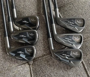 Callaway Apex Smoke 19 Iron Set 5-PW True Temper Elevate VSS Stiff Steel Mens RH - Picture 1 of 10