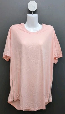 Camiseta Masculina Urban Crews Hipster Hip Hop Básica Longline G Rosa - Imagem 1 de 4