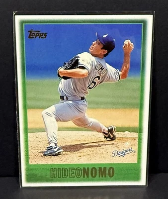 1997 Topps #440 Hideo Nomo Los Angeles Dodgers MLB Baseball Card Japan Star NM - Image 1 of 2