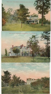 Oakland MD Seelheim, The Weber Homestead 3 Different \Postcards - Picture 1 of 2